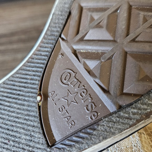 Converse Shoreline Slip On Sneakers Women's 7 Ivory Snake Print Lace Up‎ Canvas - Picture 11 of 11